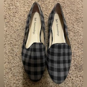 Soft Surroundings Buffalo Plaid Loafer Shoes 11